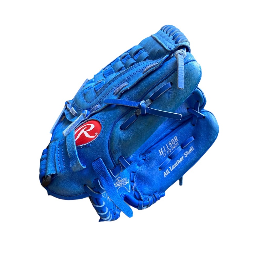 Rawlings Bright Blue Youth Baseball Glove